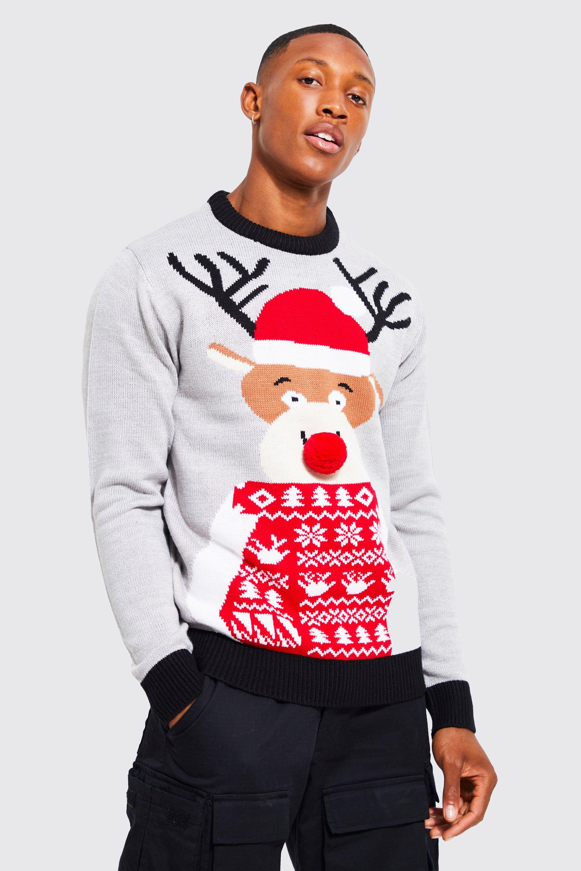 Boohooman shop xmas jumper